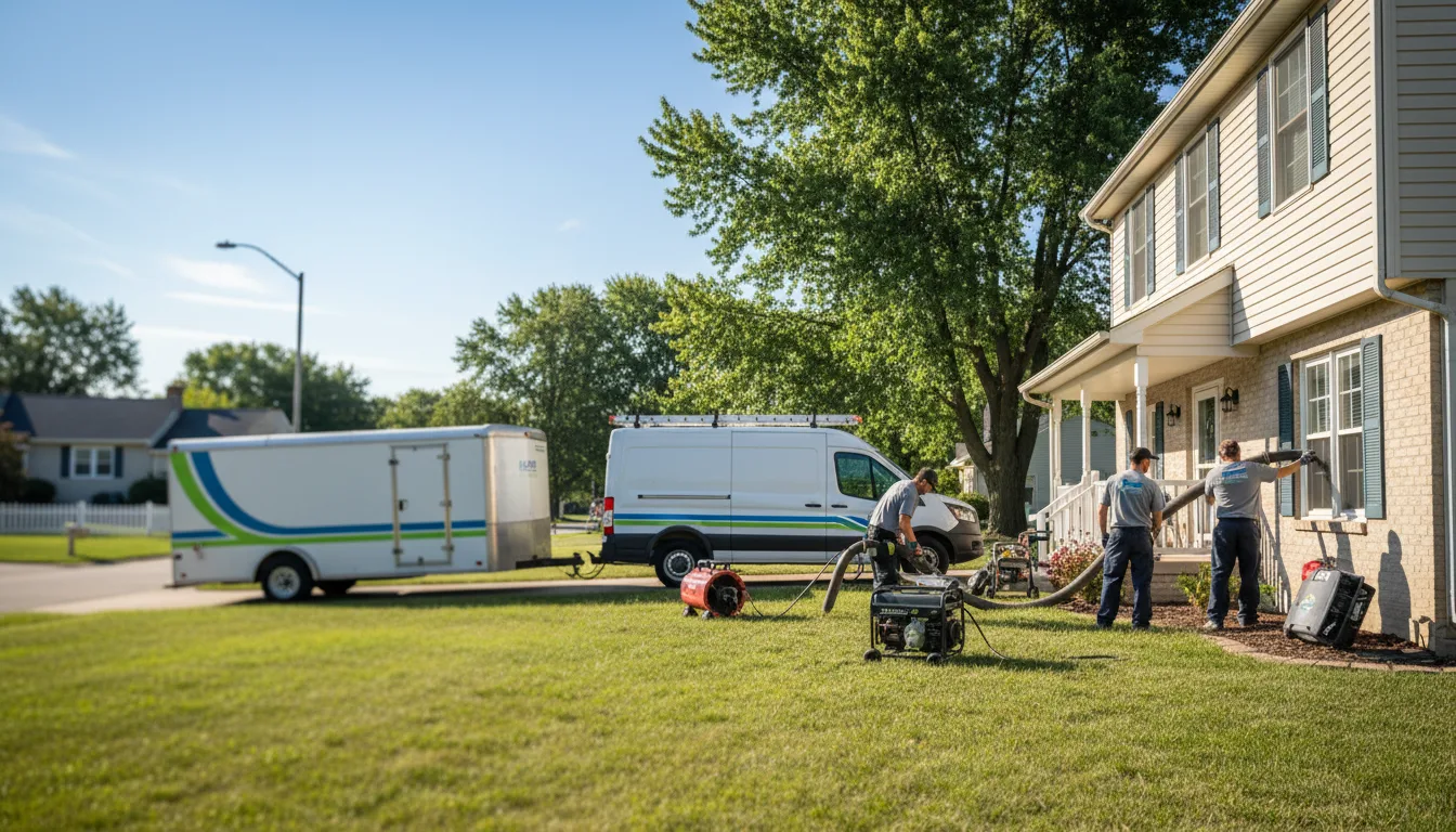 Flooded Basement Restoration And Cleanup With Repair in Greenwich, OH near me